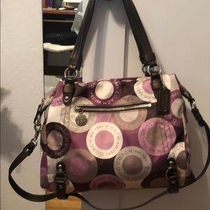 COACH Purple Shoulder/Crossbody Handbag